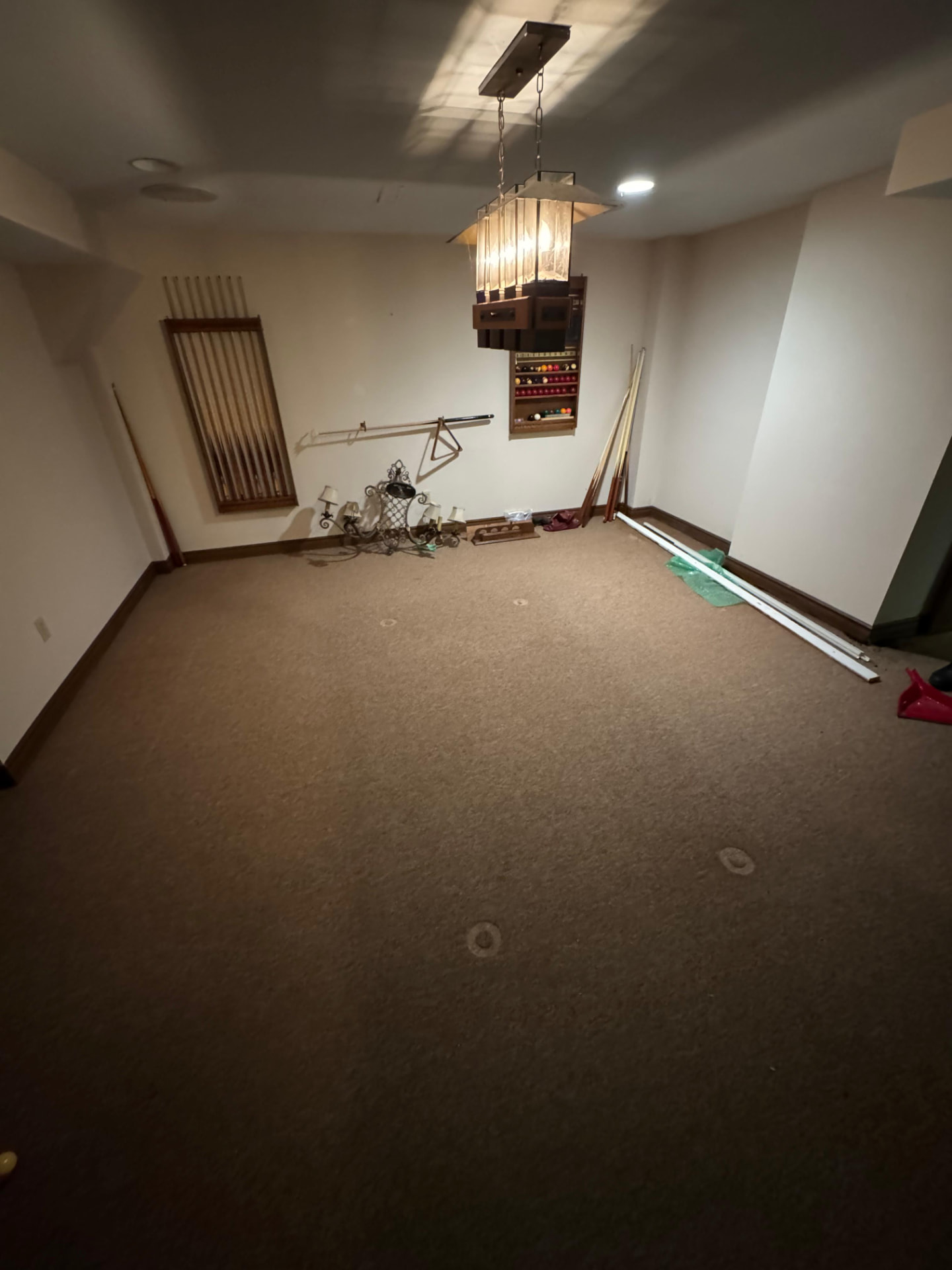 After: basement furniture removal — space cleared by Acemovers